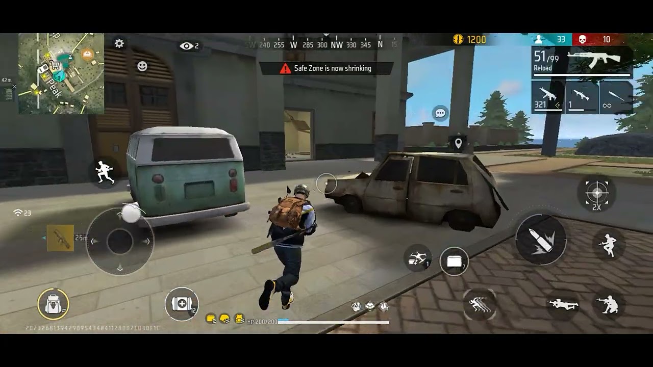 I can play the free fire in first time part 1