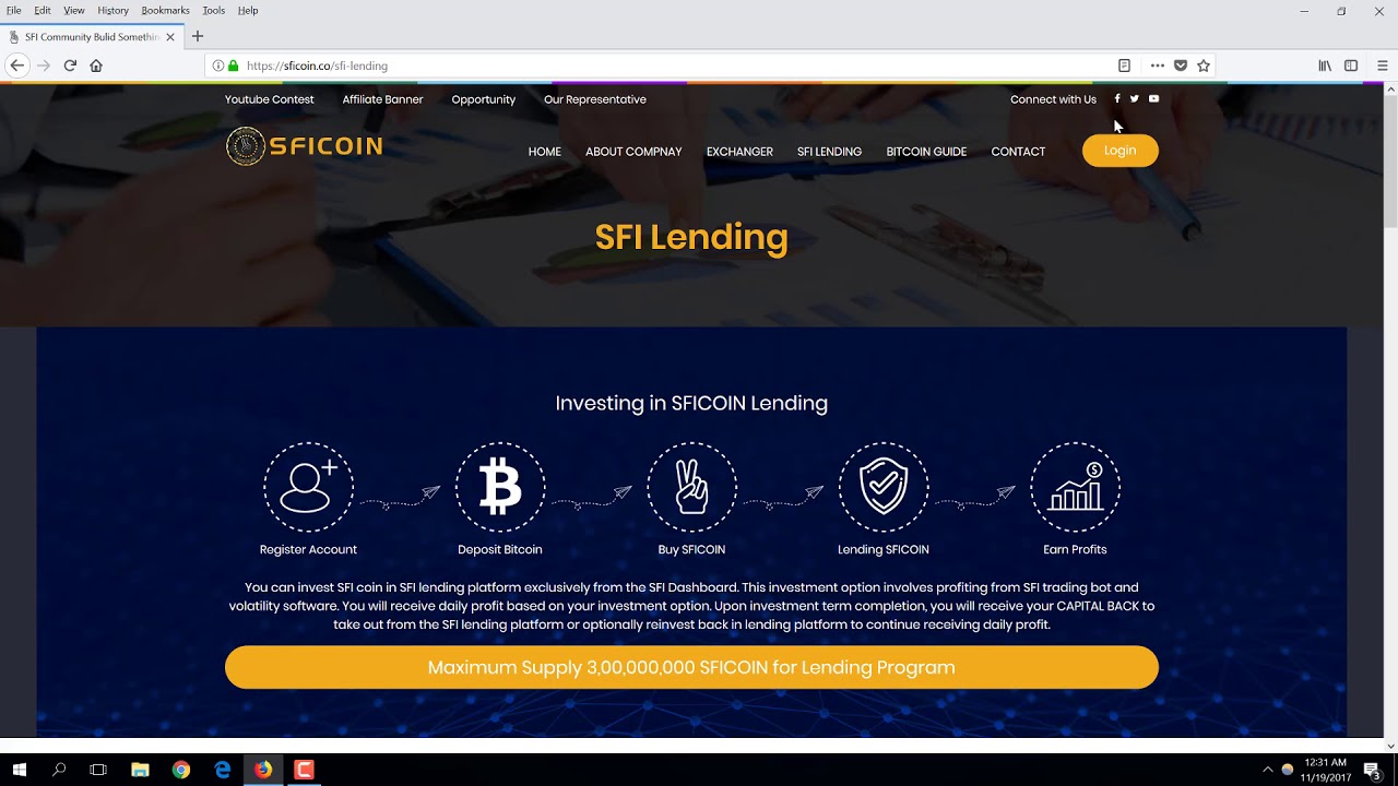 SFI Coin - New Lending ICO @ $0.1 Only - Fake Social Media Followers