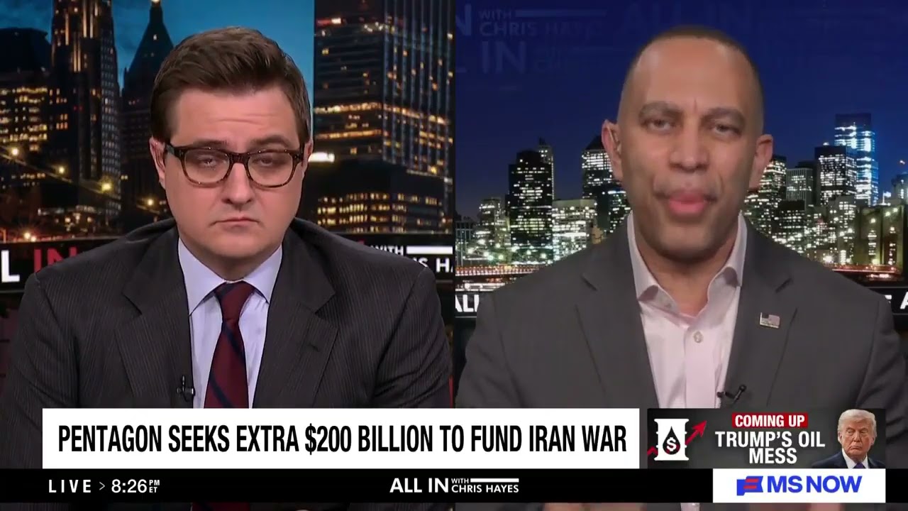 Leader Jeffries on MS Now's All In