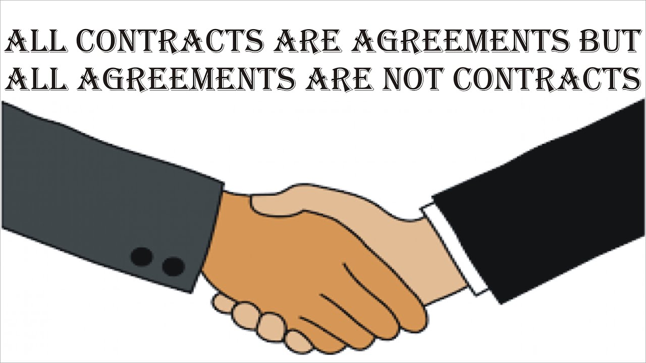 All Contracts are agreements But all agreements are not contracts | Indian Contract Act | Law Guru