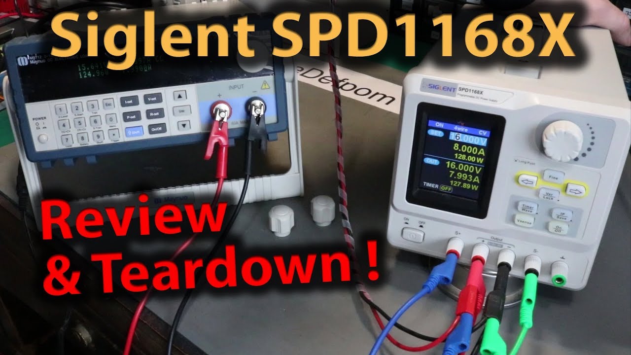 🔴 #419 Siglent SPD1168X 16V 8A Power Supply Teardown and Review