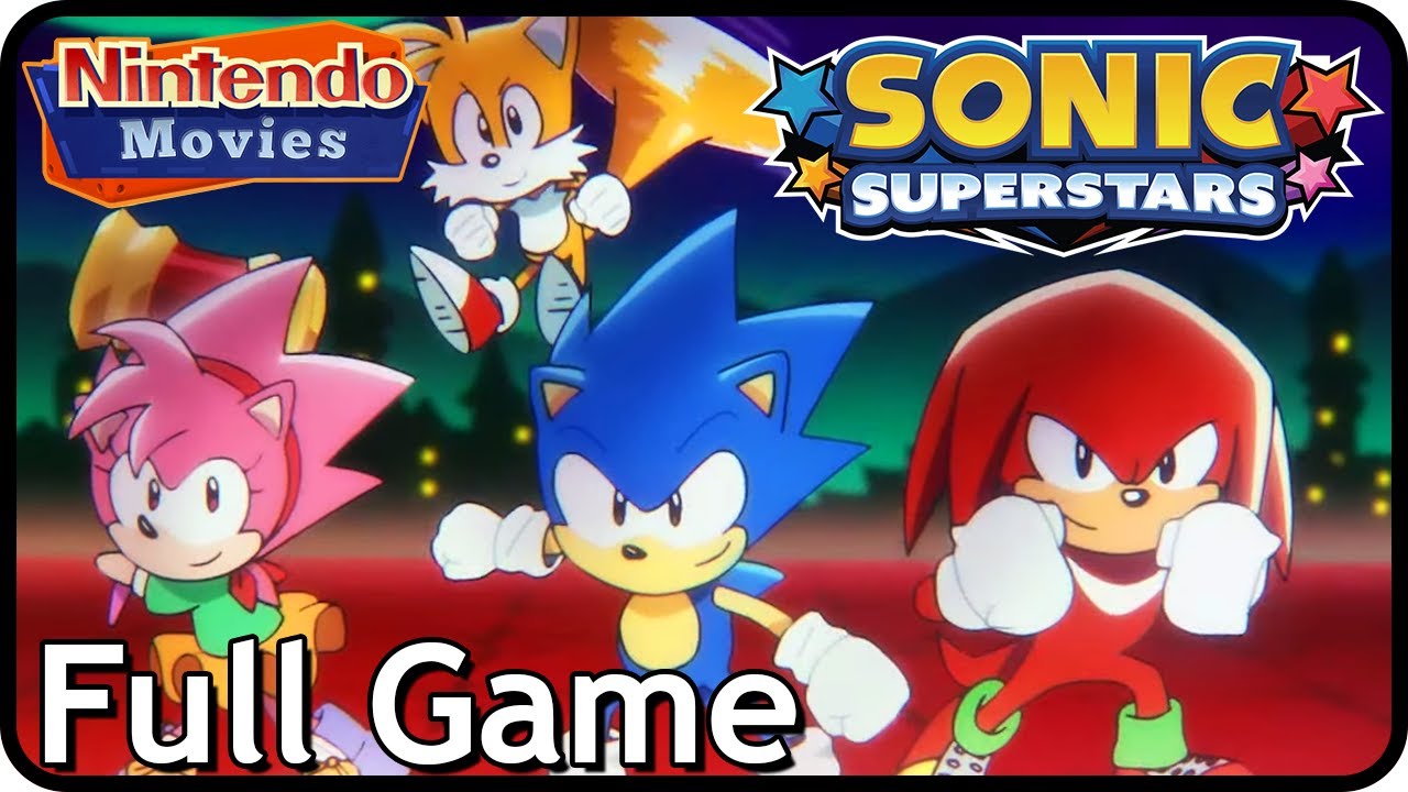 Sonic Superstars - Full Game (4 Players, Sonic, Amy, Tails and Knuckles)
