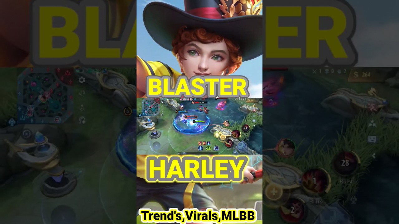 Harley Vs Martis craziest gameplay! Harley Global No.1 MLBB ID:1355869906