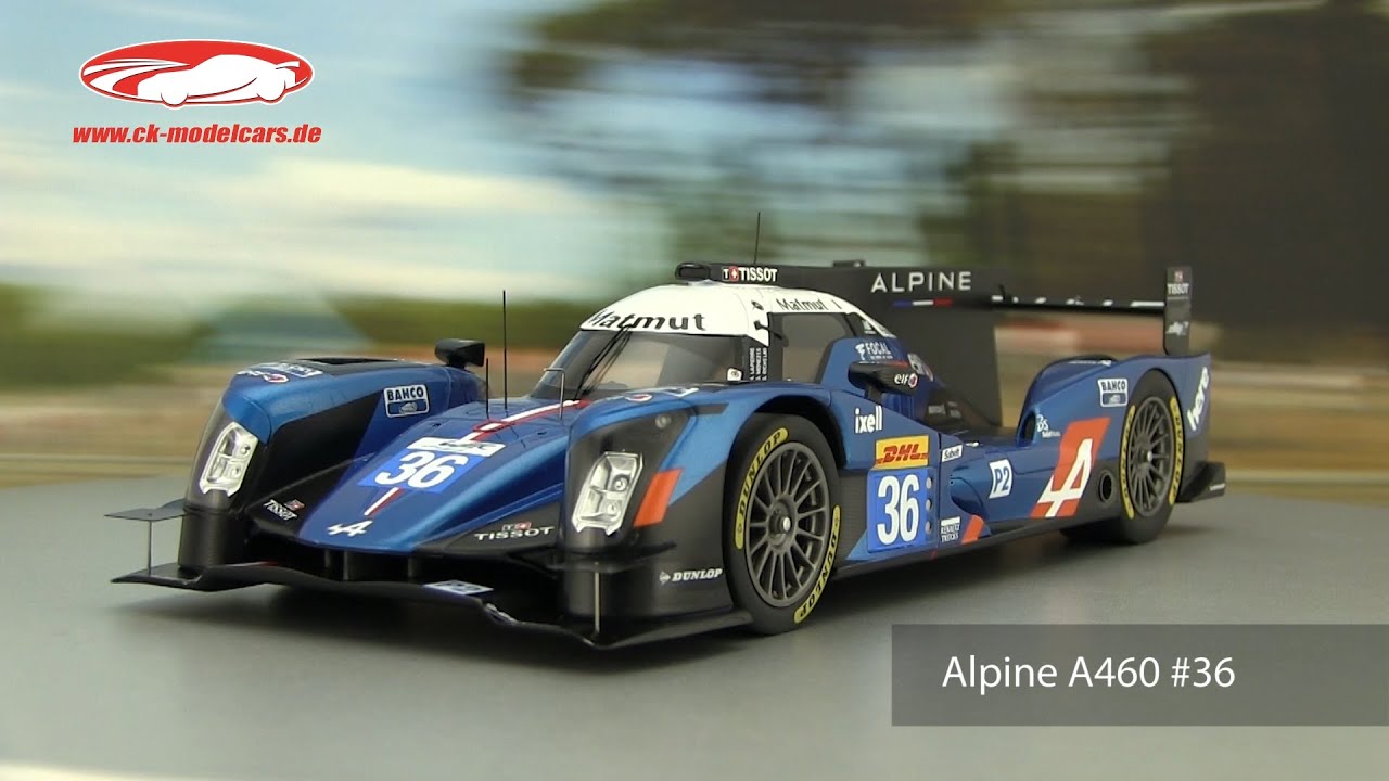 ck-modelcars-video: Alpine A460 #36 LMP2 WEC Champion 2016 Signatech Alpine Spark