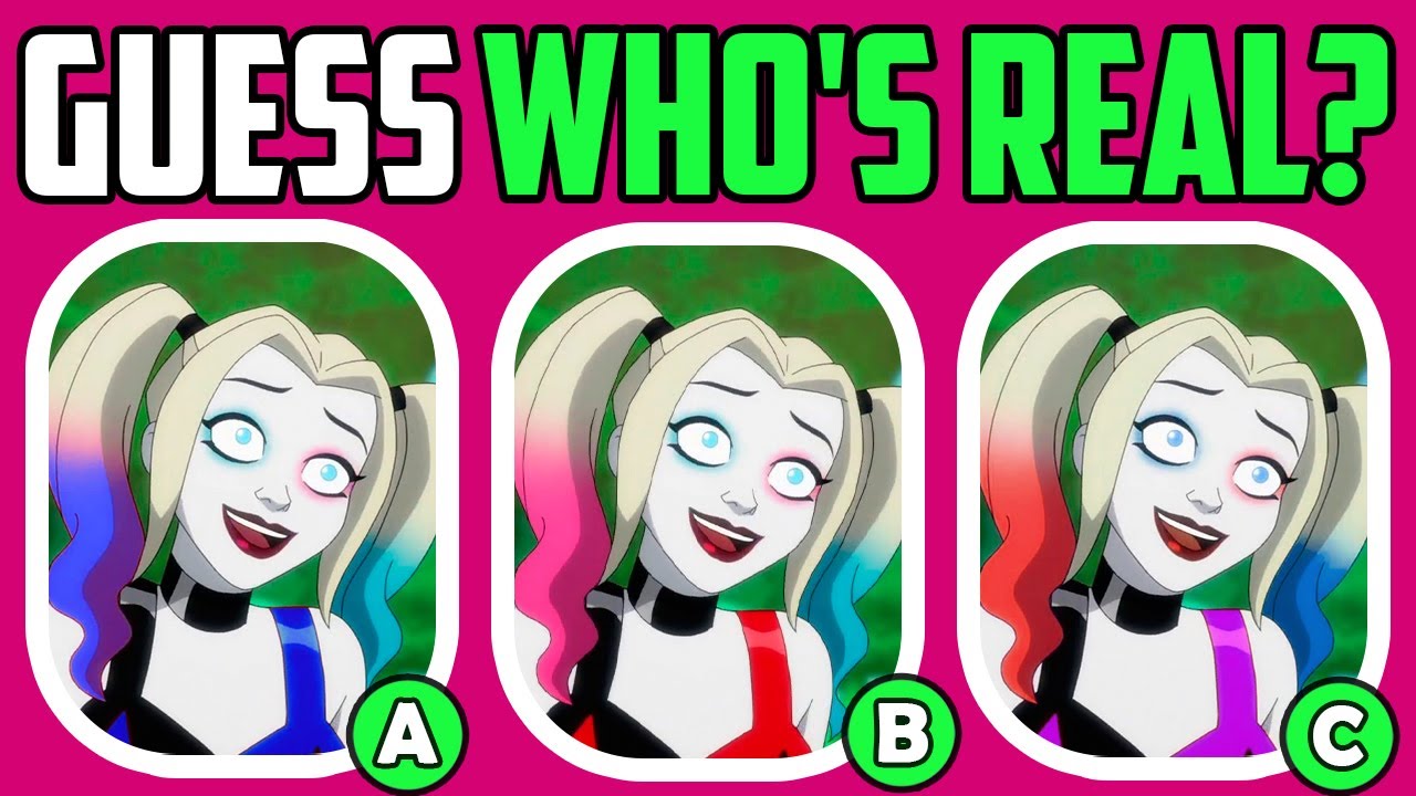 Can You Guess The Real HARLEY QUINN Character On Pictures | Harley Quinn Quiz