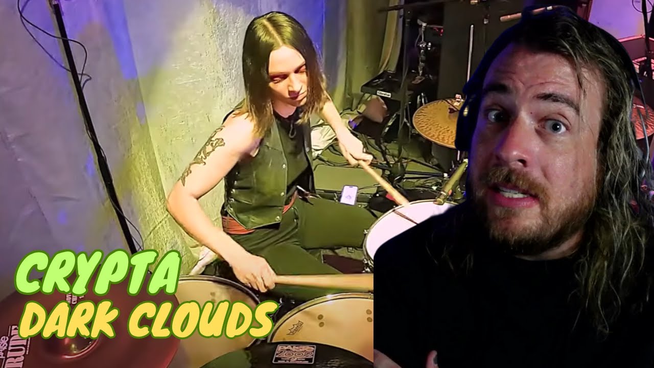 A MONSTER ON THE KIT! | Crypta (Dark Clouds DRUMCAM) Reaction | WOMEN WHO ROCK!