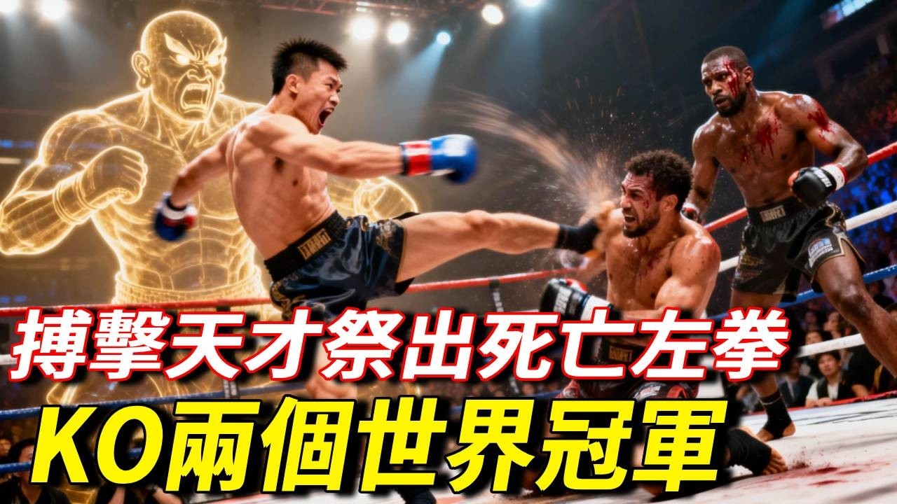 比邱建良還猛的搏擊天才！死亡左拳連KO兩個世界冠軍，看呆一龍!【七尺格鬥】