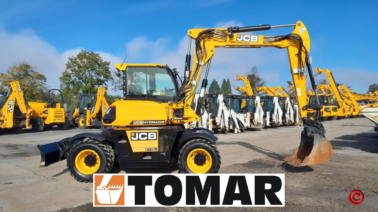 JCB 110W HYDRADIG 2016R 4670 tel. +48 575 316 333 whelled excavator koparka kołowa