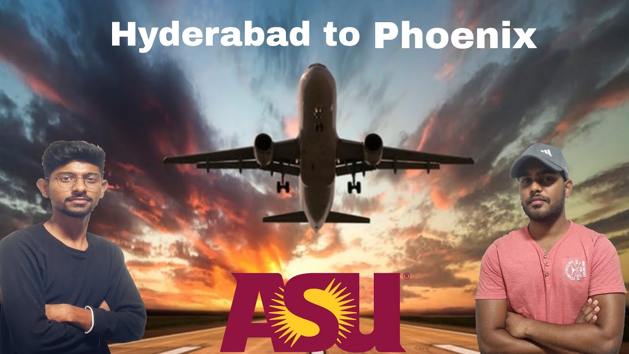 Journey From Hyd to Phoenix for Masters in USA | Telugu | Arizona State University | Student vlog