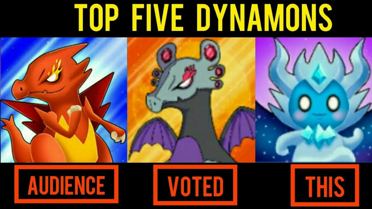Audience Voted Top Five Dynamons In Dynamons World