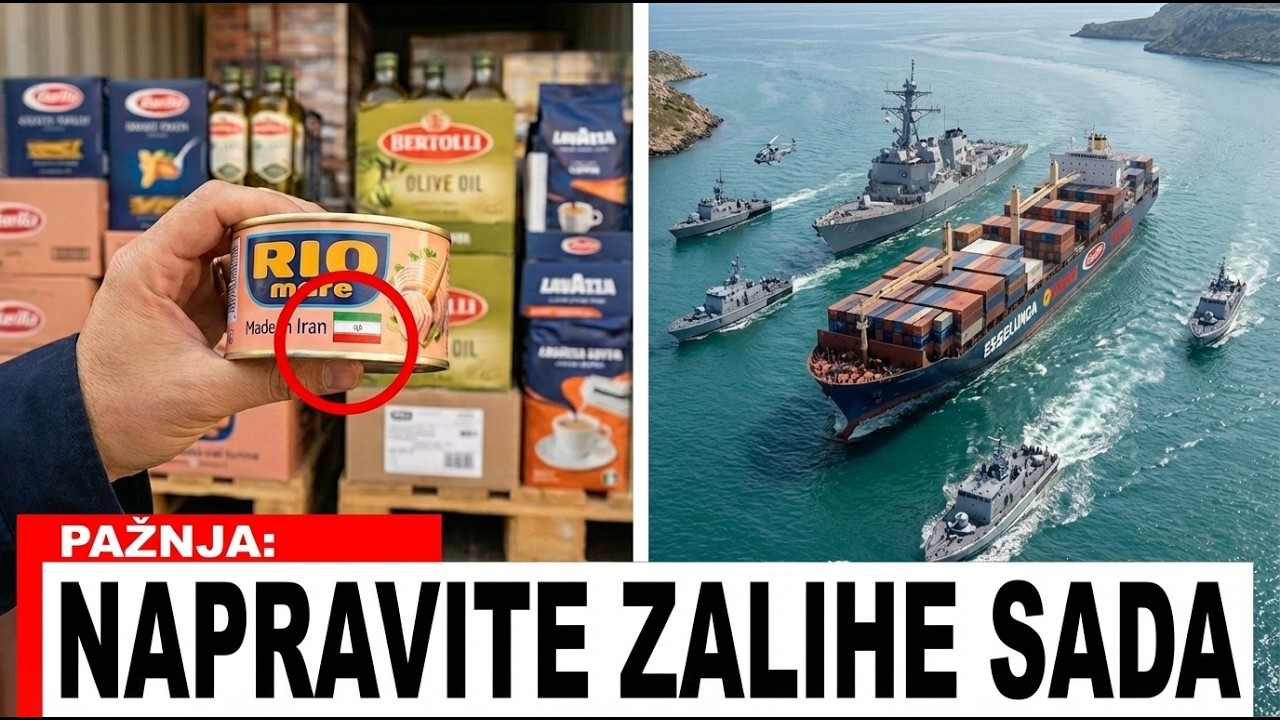 15 Namirnica Koje Više Neće Stizati u Hrvatsku (Brodovi Blokirani od Irana)