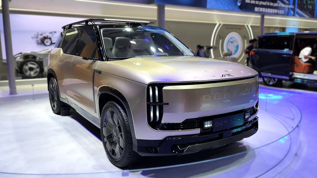 All New JAC DE-FINE X EV Concept Walkaround | 4K