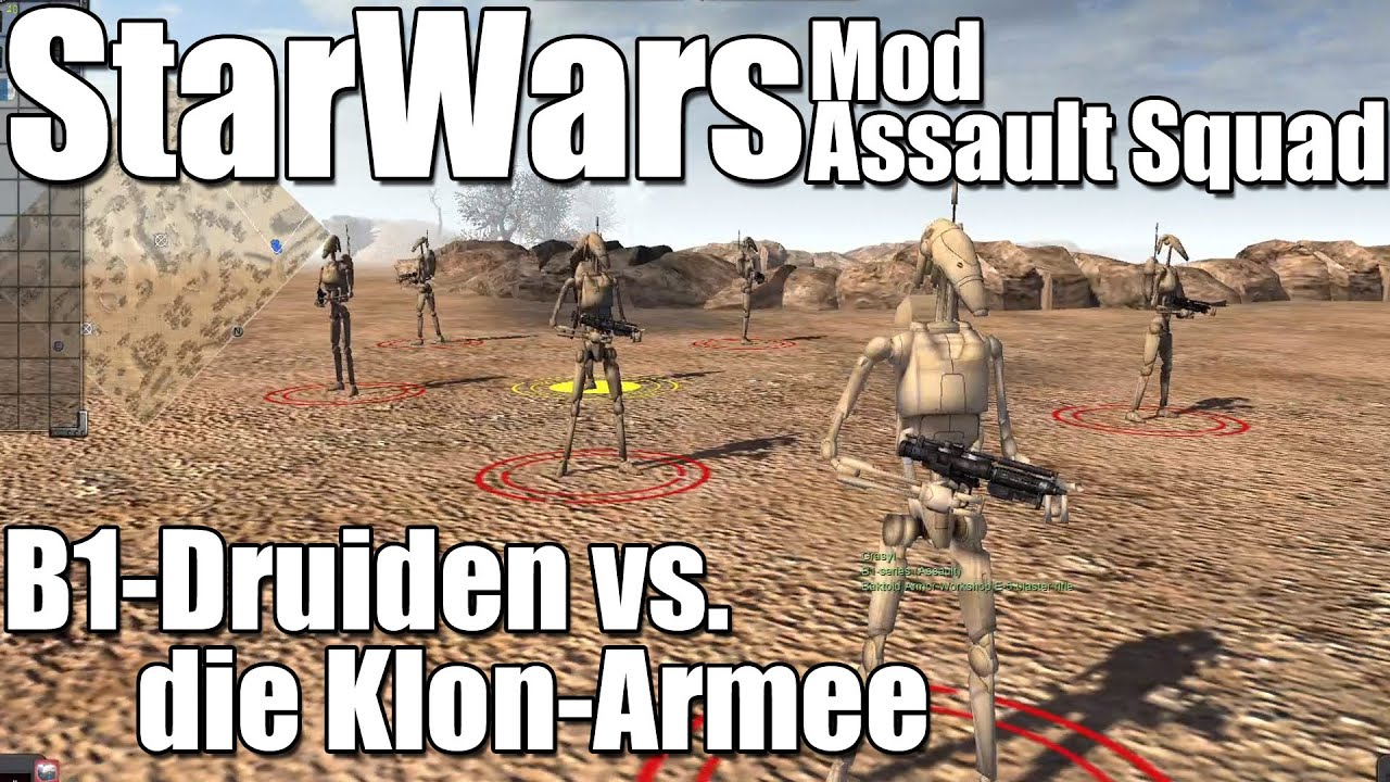 StarWars Mod für Assault Squad 2 Kampfdroiden vs. Klon-Armee