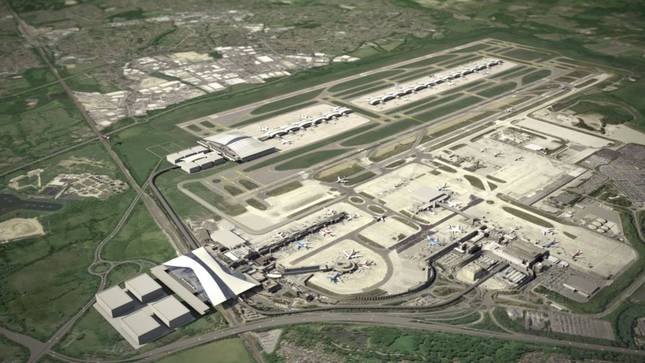 Gatwick Airport: CGI animation of Gatwick's 2nd runway
