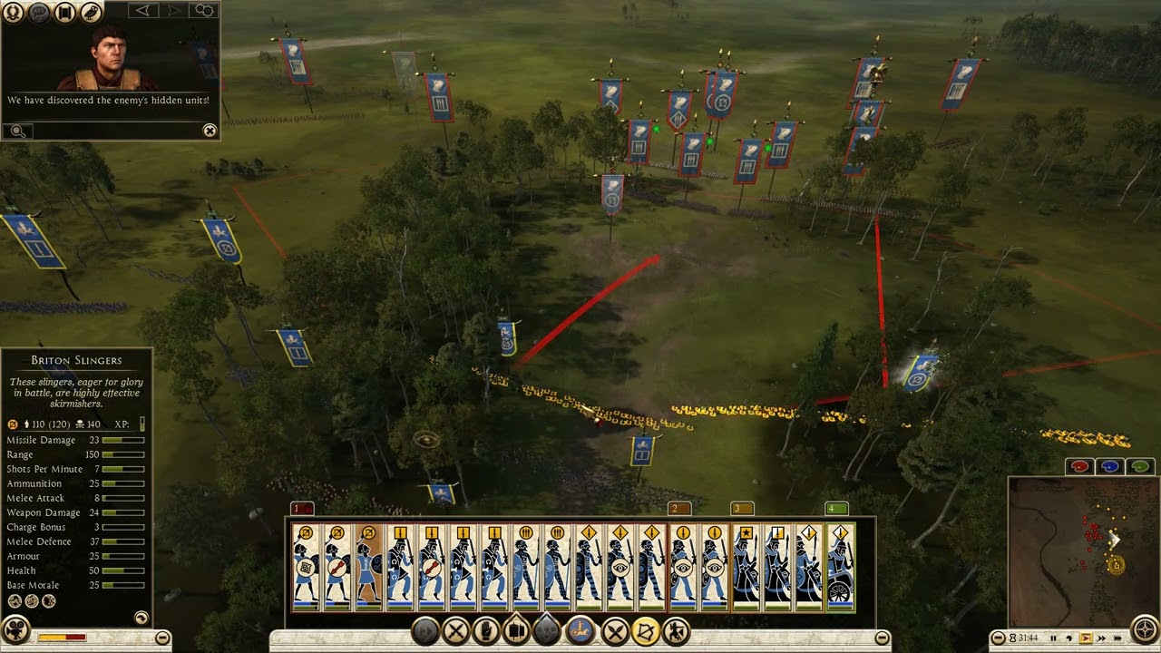 chariots do not beat hippeus lancers | Rome 2 Total War -- Iceni vs Athens
