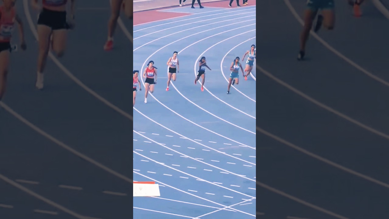 200m final 🏃&zwj;♀️🇮🇳🥉 asian game #aartisiwachoffical #athletics