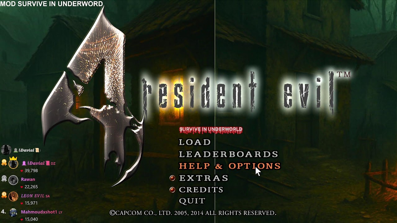 RE4 -  SURVIVE IN UNDERWORD #7 تختيم مود
