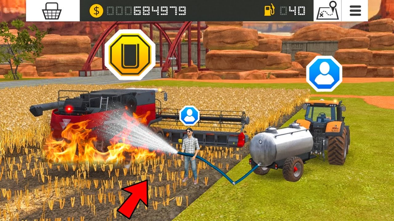 Harvester Washing & Large Farm Harvested In Fs18 | Fs18 Multiplayer | Timelapse |