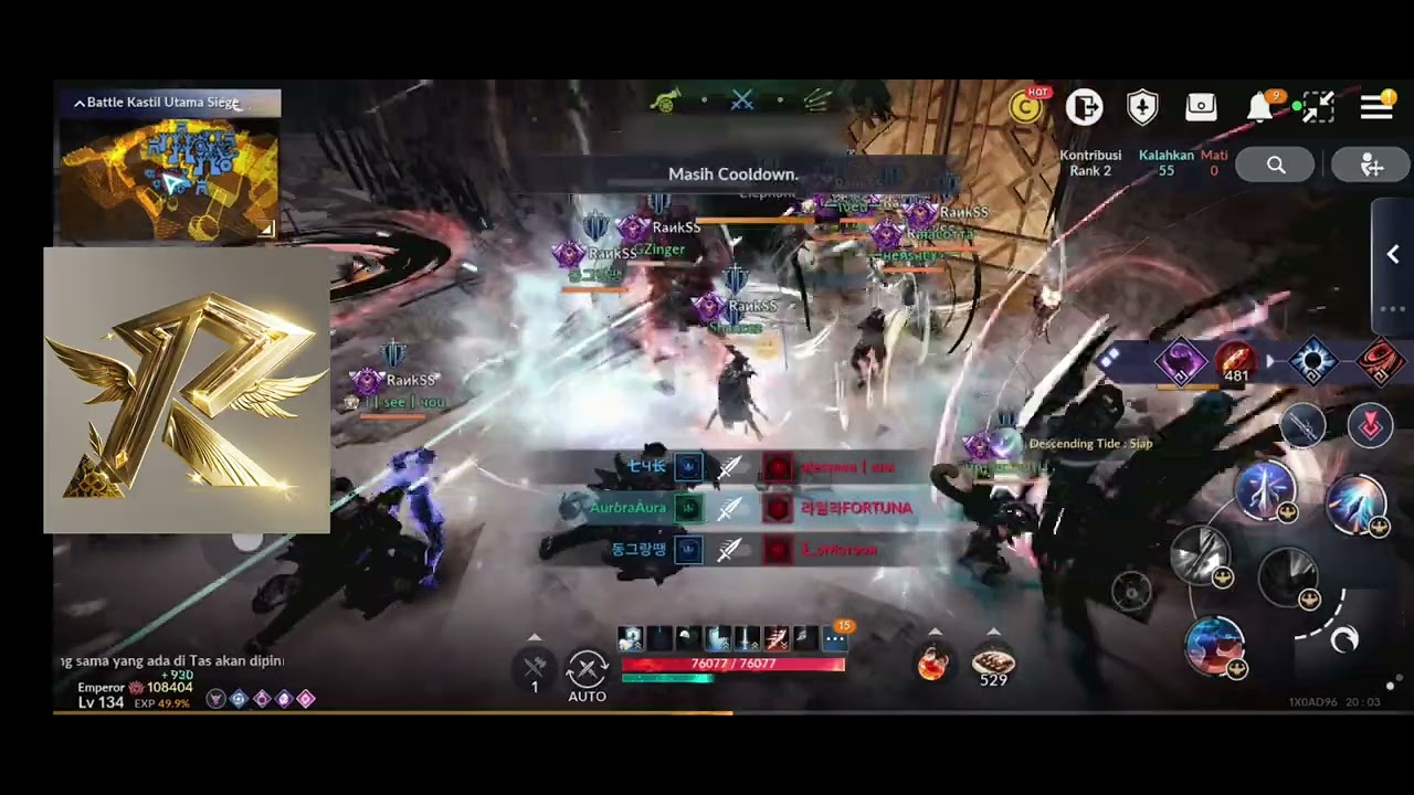 BLACKSUN ⚔️SIEGE WAR👑🏰UNIVERSE vs RANKSS vs MAVERICK🏰⚔️ASIA SERVER