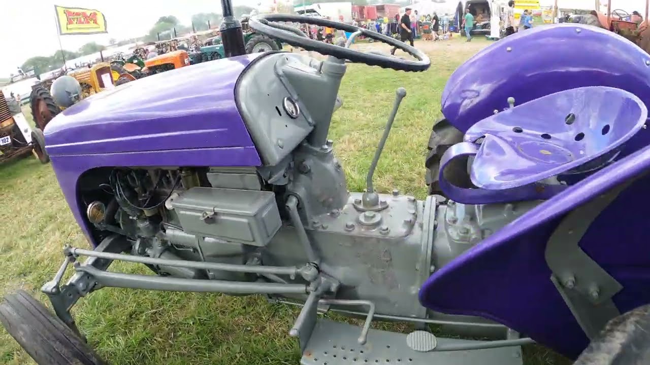 1948 Ferguson TED20 2.0 Litre 4-Cyl Petrol TVO Tractor (28 HP) Purple Welland Steam
