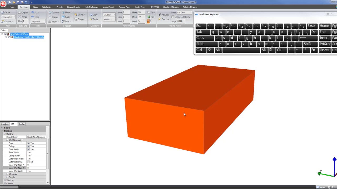 01: Build a Basic Building Structure – BREEZE ExDAM