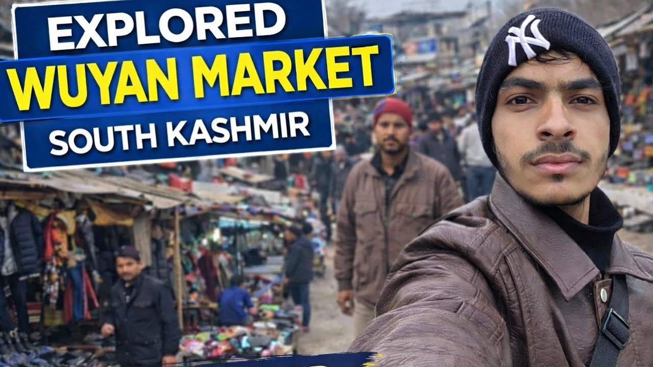 Tangmarg To South Kashmir On Cycle ❤️ Exploring Wuyan Market 🥰