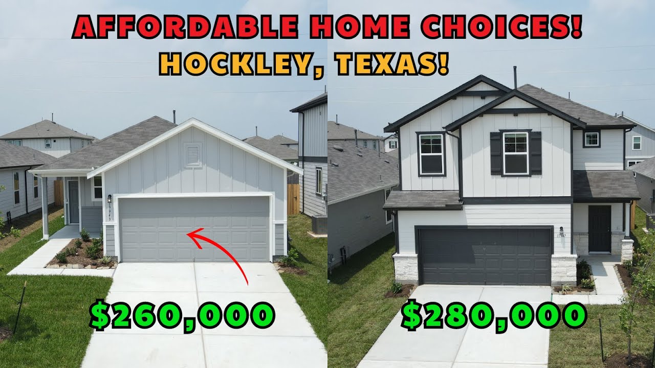 Best NEW homes under 300k near Cypress, Tx? Windrow Community in Hockley Texas! Centex Homes