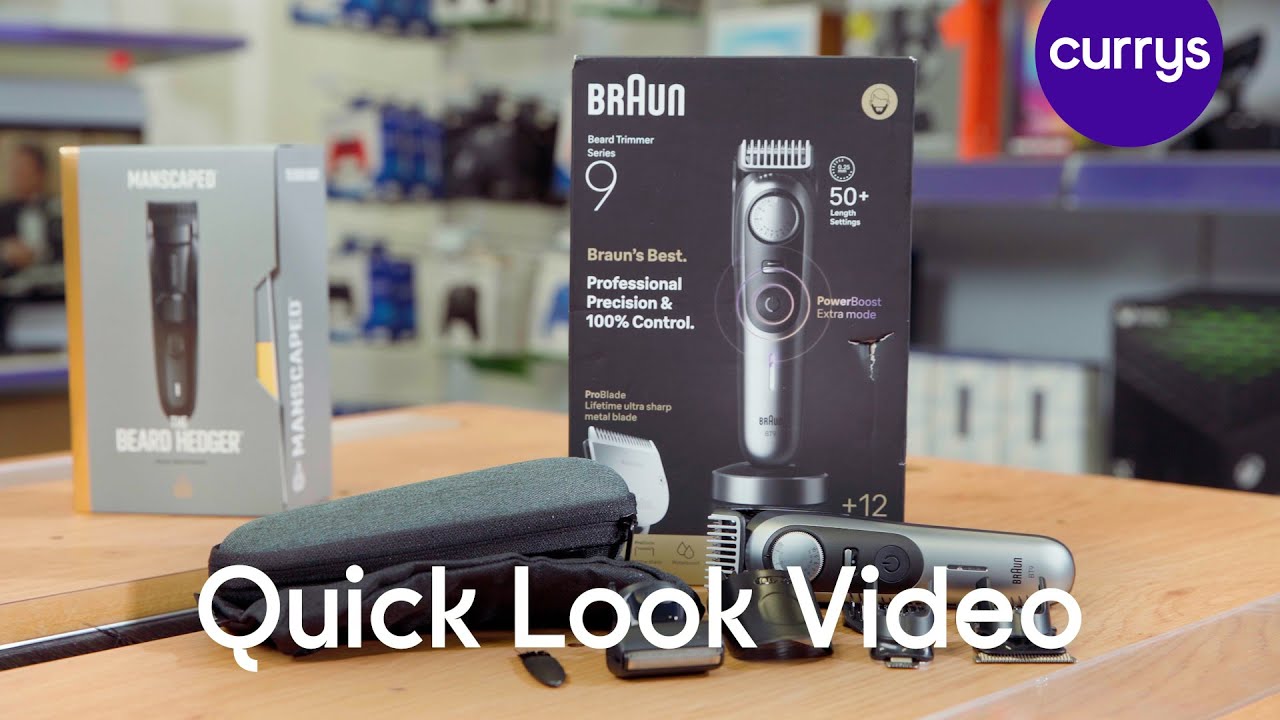 BRAUN Series 9 BT9560 Beard Trimmer - Quick Look