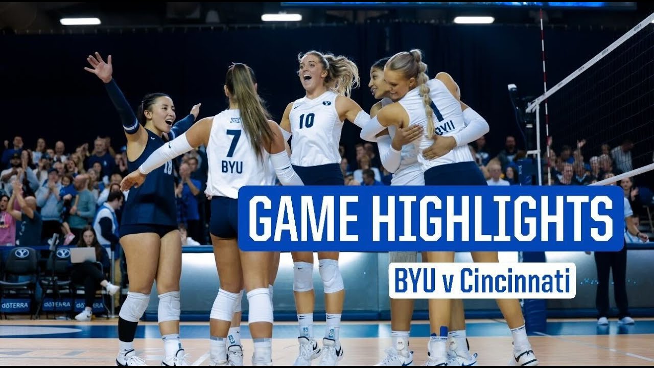 BYU Women's Volleyball vs Cincinnati | Full Game Highlights (2023)