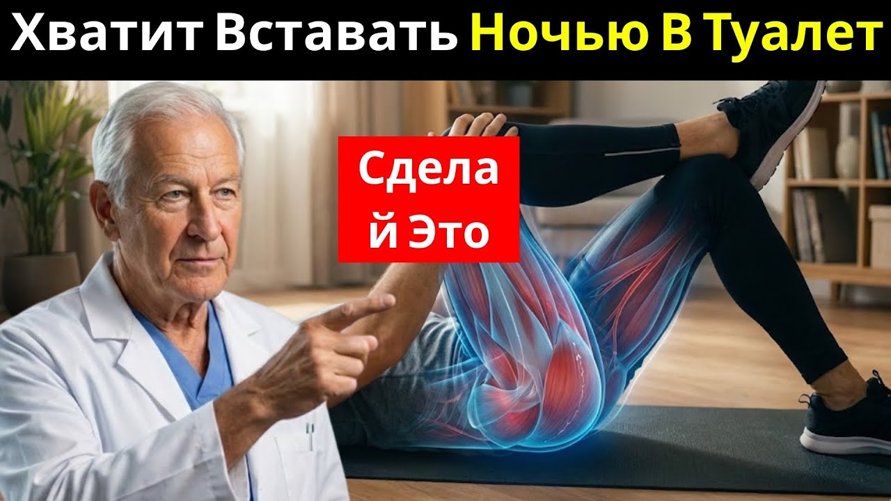 Останови ночное мочеиспускание уже сегодня! (Трюк за 3 минуты)