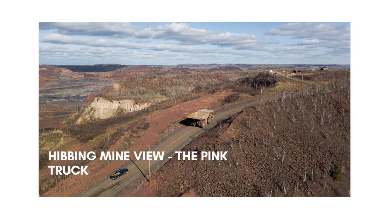 Hibtac Pink 240 Ton Mine Truck - Hibbing Mine View