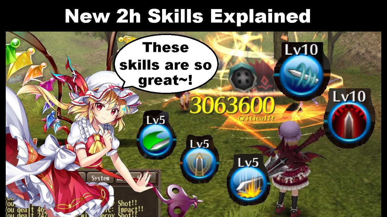 NEW 2h Blade Skills Explained! INCREDIBLY Hard Hitting DPS Skill!? | Toram Online