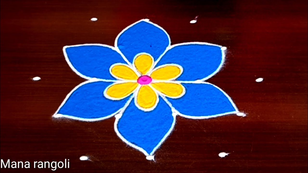 Simple Friday Special Rangoli Designs/Simple friday kolams/Easy friday muggulu/Friday rangolis/Muggu