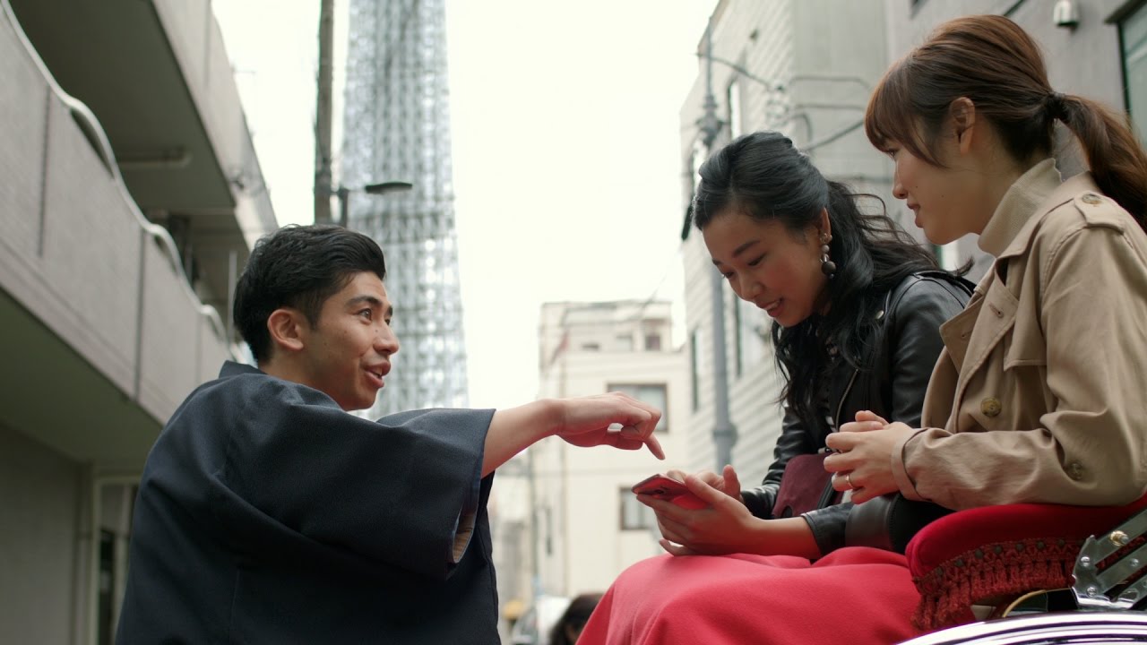 Googleアプリ：いま、歌川国芳のスカイツリーが見たいから。