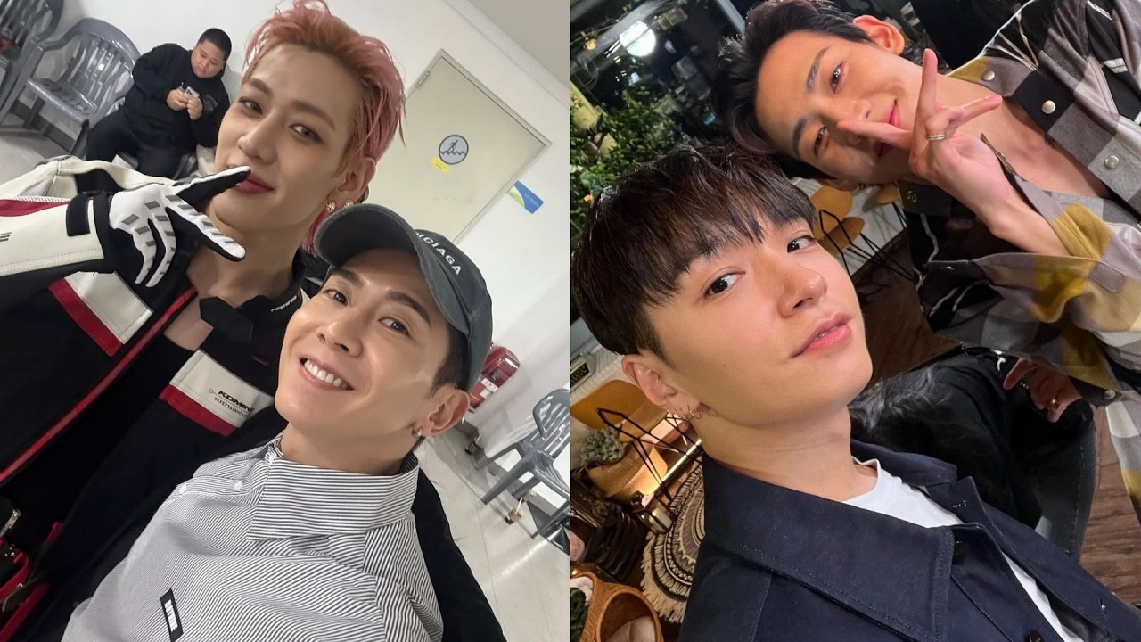 Момент общения между БэмБэмом и Саймоном Домиником, Брайан Джу.