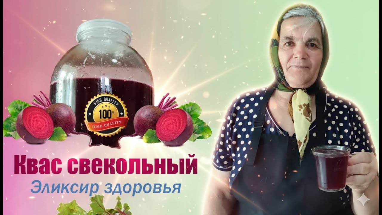 Квас свекольный. Эликсир здоровья. Старинный рецепт