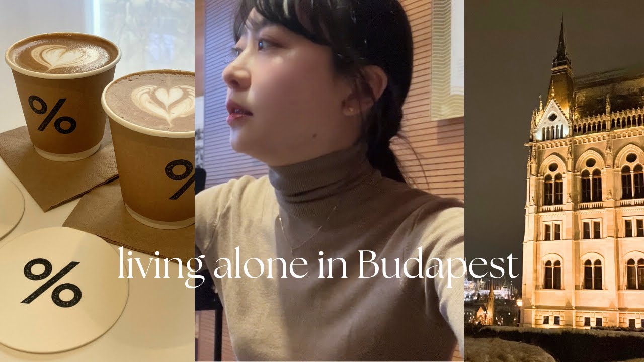 VLOG 🇭🇺 a week in my life 🧸🎀 ブダペストに暮らす日本人大学院生の生産的な1週間 🖇️📁 毎日の食事 | 練習 | ドナウ川の流氷 | カフェ | ハンガリー留学日記