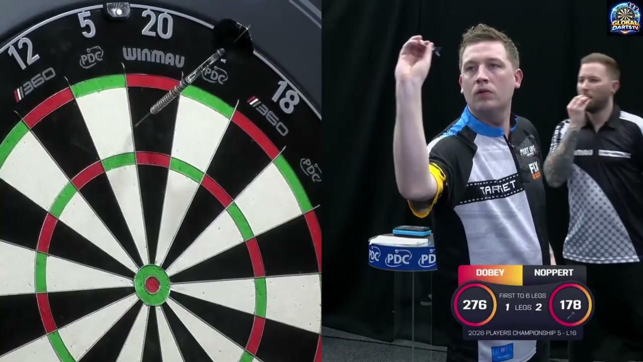 Chris Dobey vs Danny Noppert Players Championship 5 - 1/8-finals