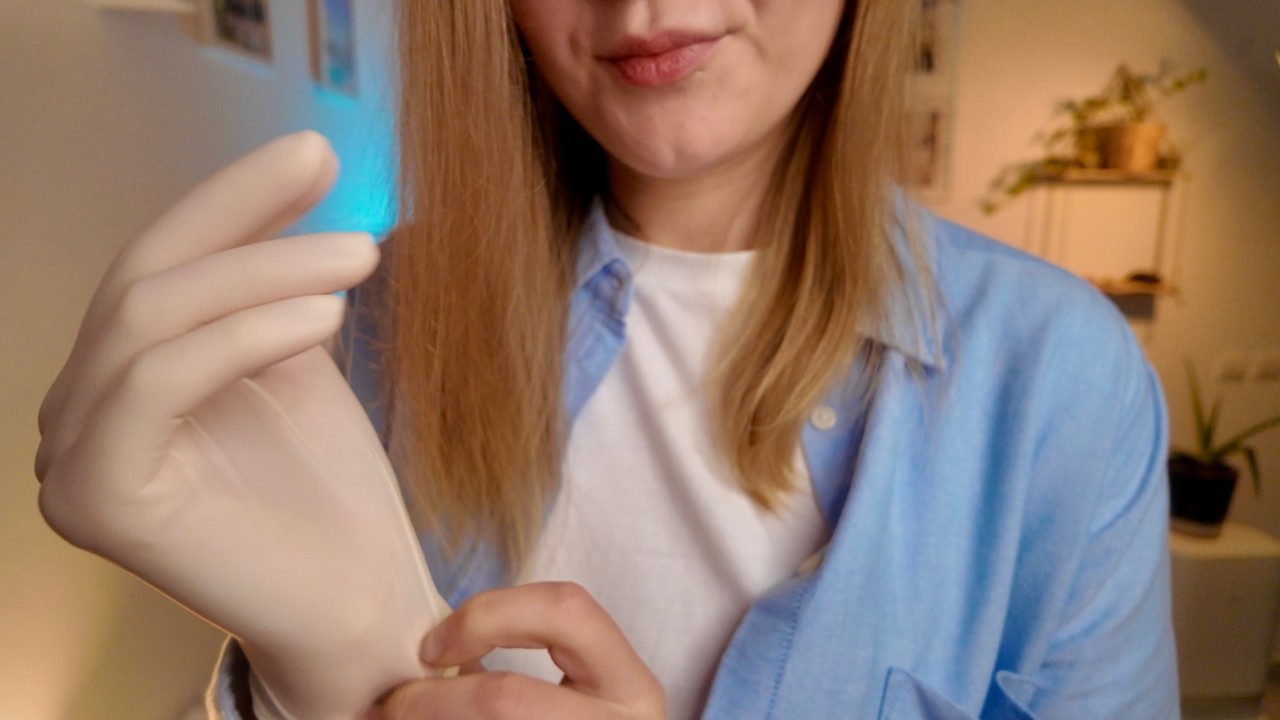 ASMR Carnial nerve exam | Soft Spoken Doctor Roleplay, Gloves, Sleep Aid