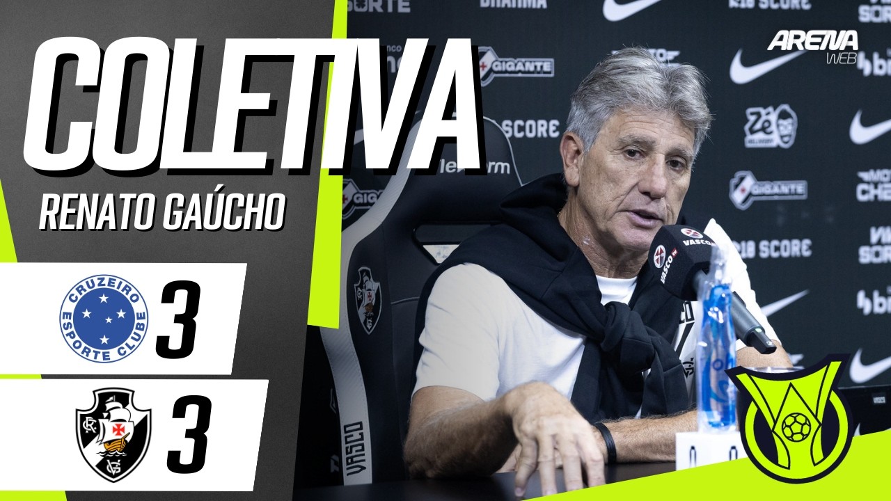COLETIVA RENATO GAÚCHO | AO VIVO | Cruzeiro x Vasco - Brasileirão 2026