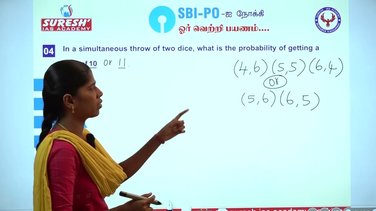 PROBABILITY ( DICE & CARDS ) | Suresh IAS Academy