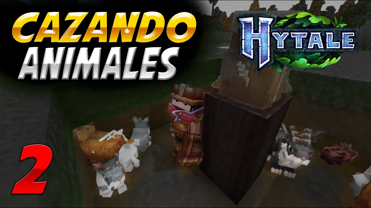 TODAS las  MESAS de TRABAJO  +  Primeras ANIMALES CAPTURADOS     ///  HYTALE  Cp.2