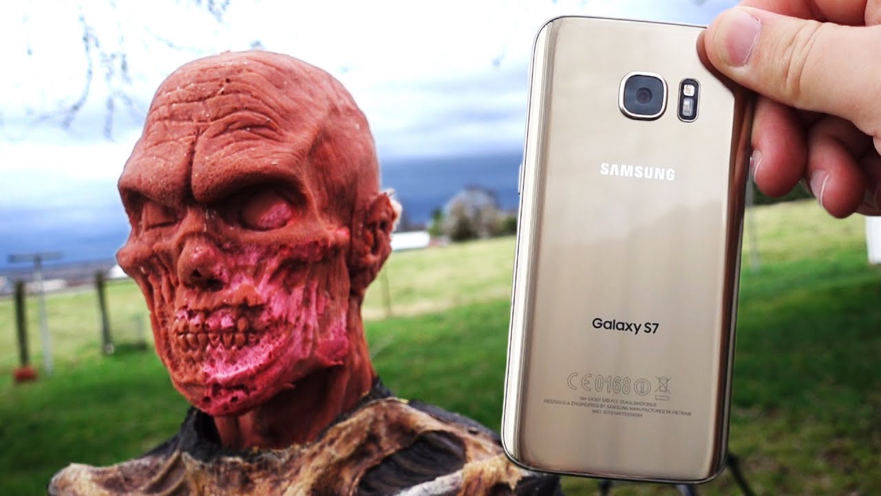Can Galaxy S7 Kill Zombie w/ 400 Yard Balloon Launcher? - GizmoSlip