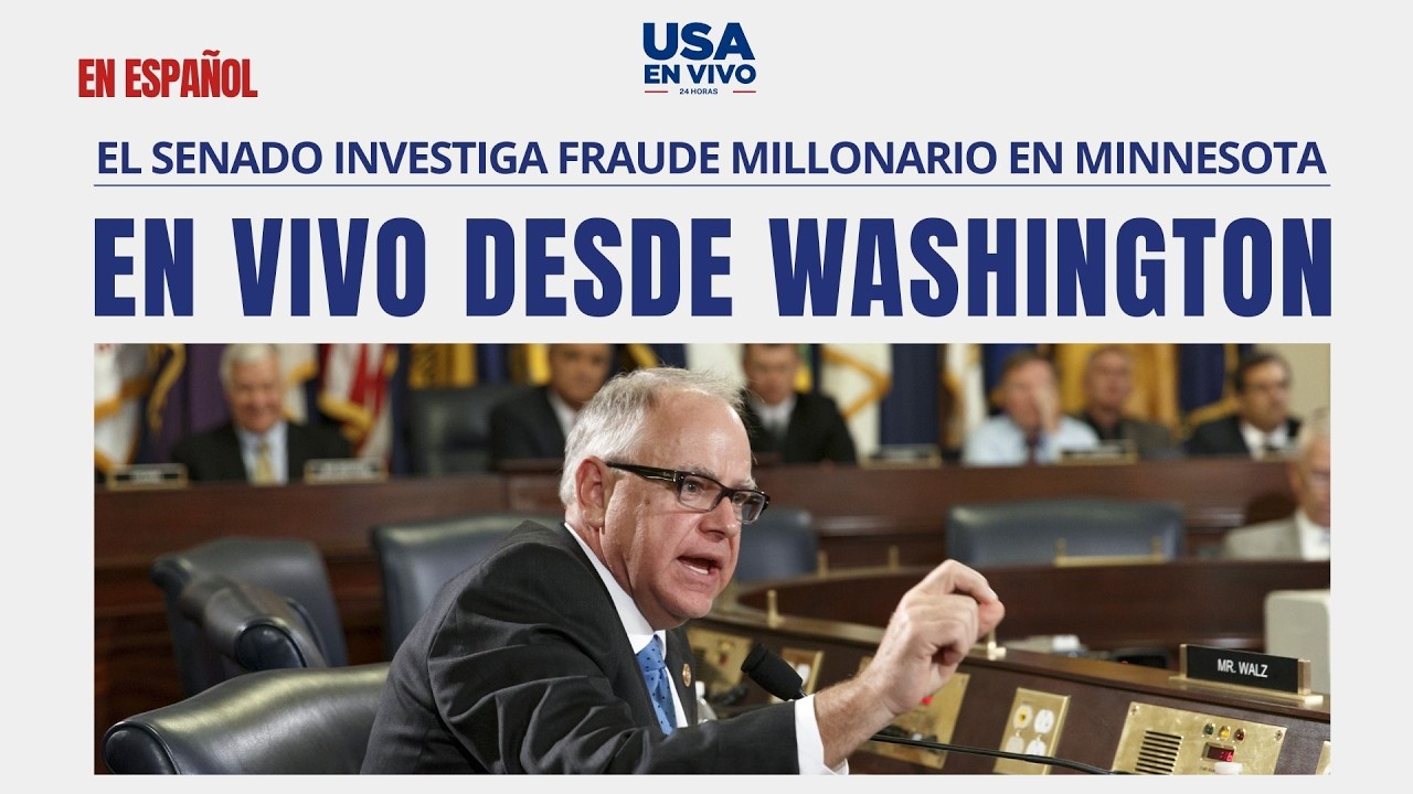 EN VIVO El Senado de EE.UU. analiza el escándalo de fraude en Minnesota | USA EN VIVO 🔴