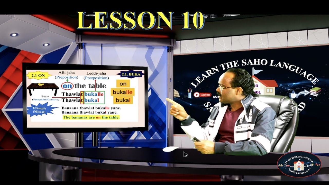 LESSON 10 - POSTPOSITIONS (SAHO) - PREPOSITIONS (ENGLISH) #Eritrea #Saho #Language #SahoSchool, 2022