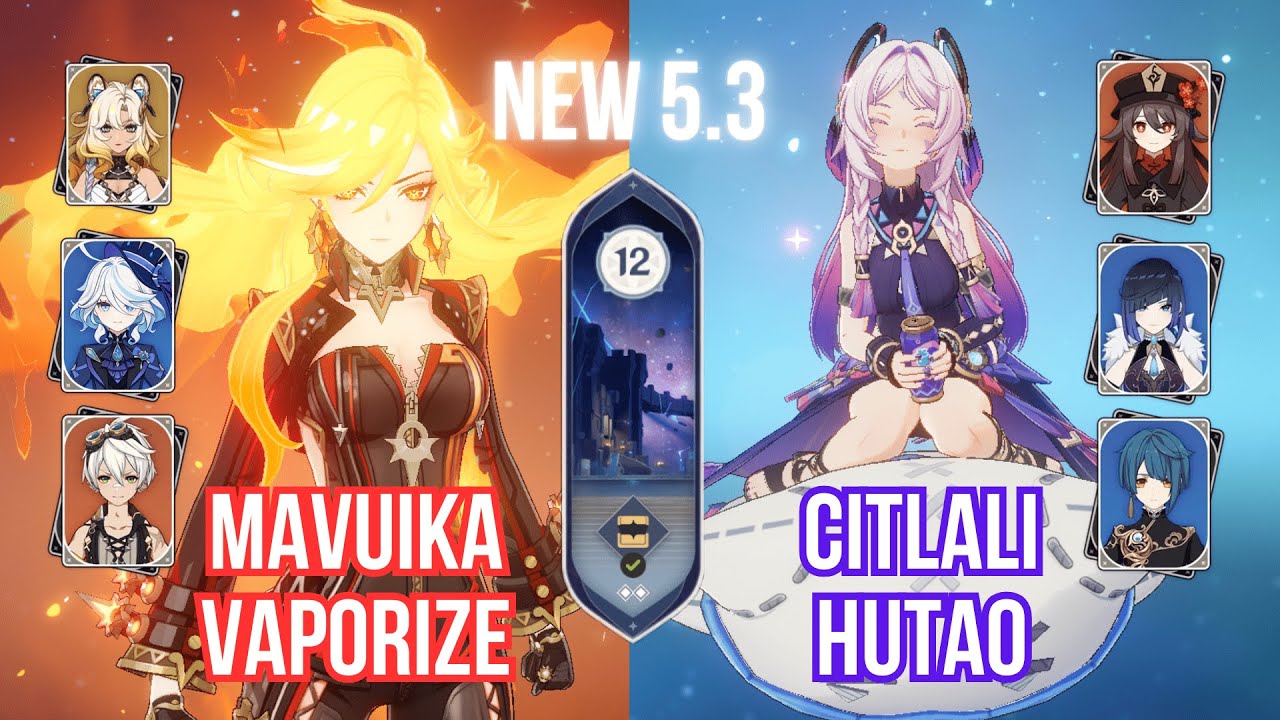 C0 MAVUIKA VAPE & C0 CITLALI/HUTAO | Genshin Impact Abyss 5.3