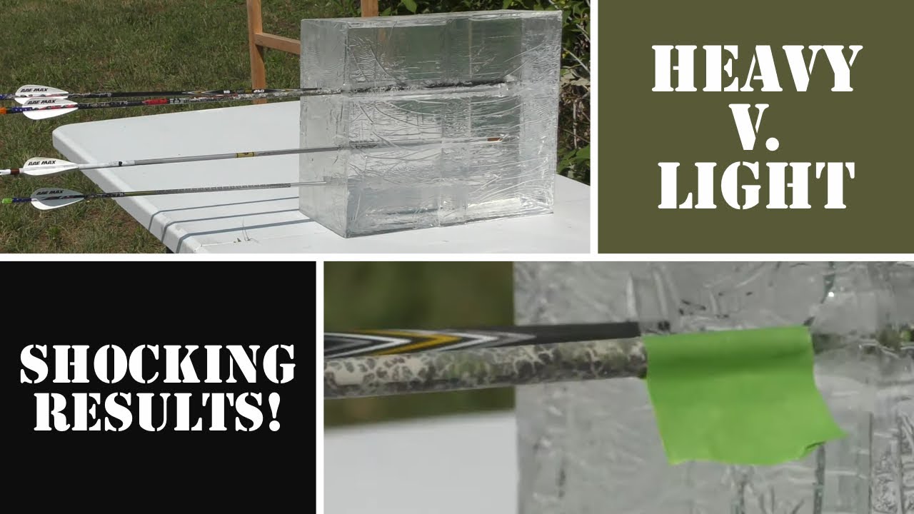 Kountryried Test Lab:  Heavy v Light Arrow Penetration in Gel