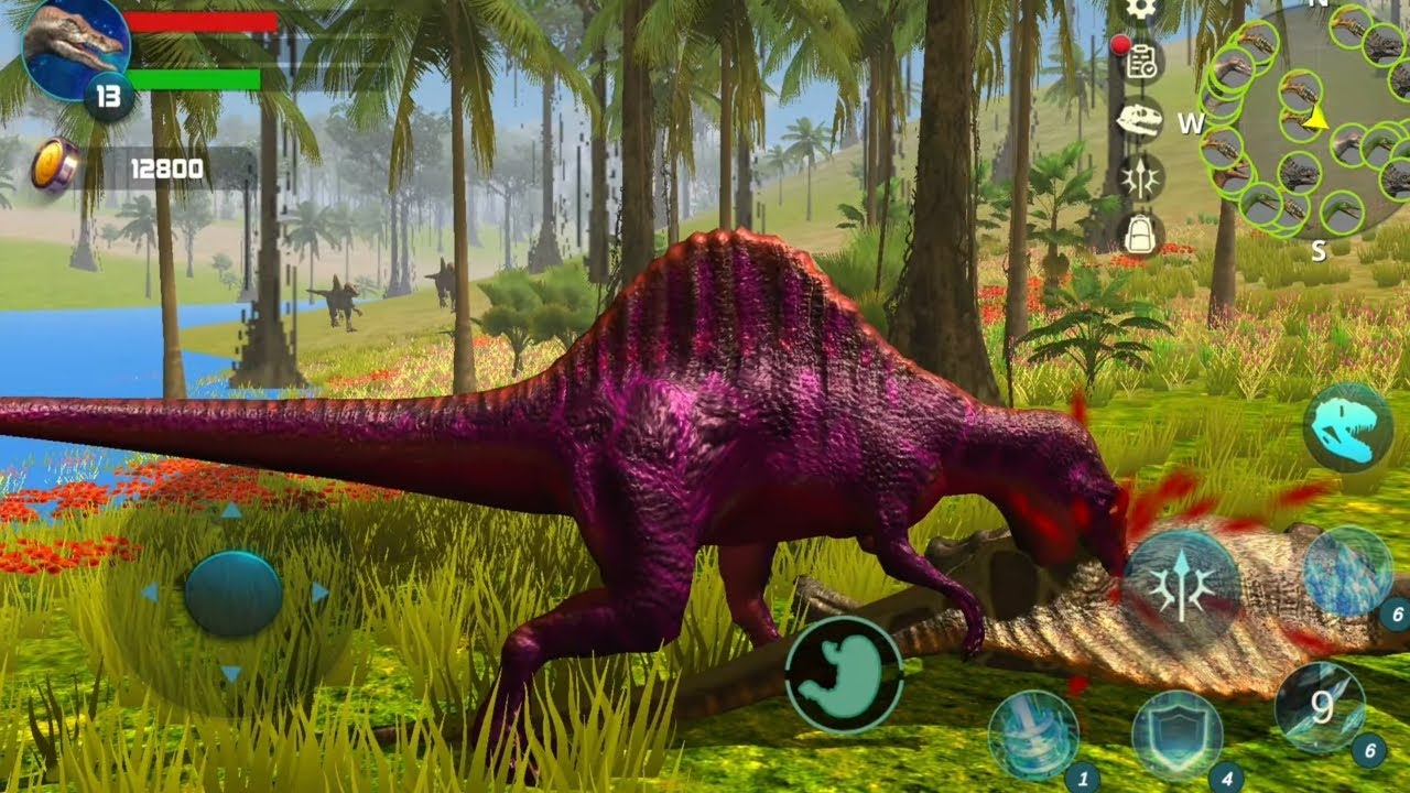 Best Dino Games - Spinosaurus Simulator Android Gameplay  Dinosaur Sim Game