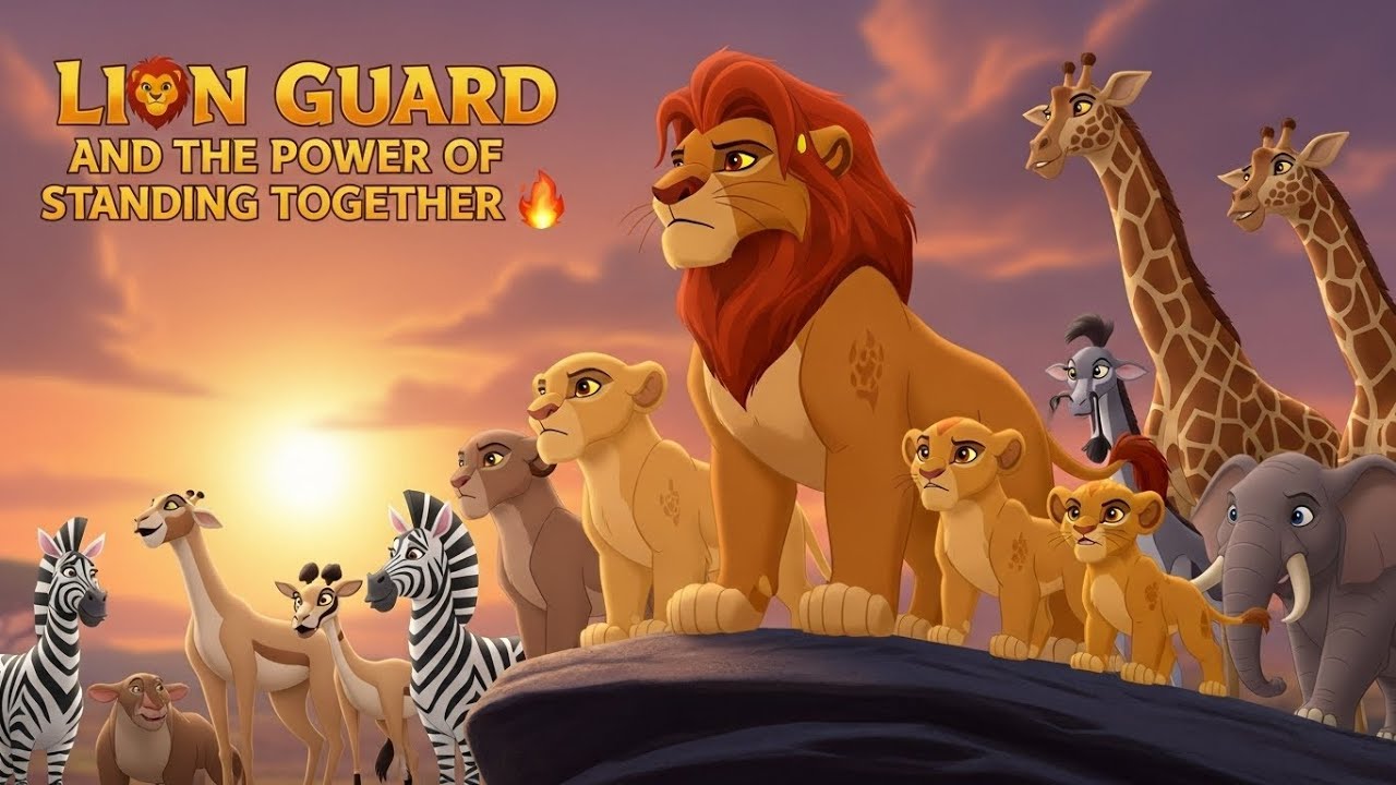 Lion Guard and the Power of Standing Together 🦁🔥