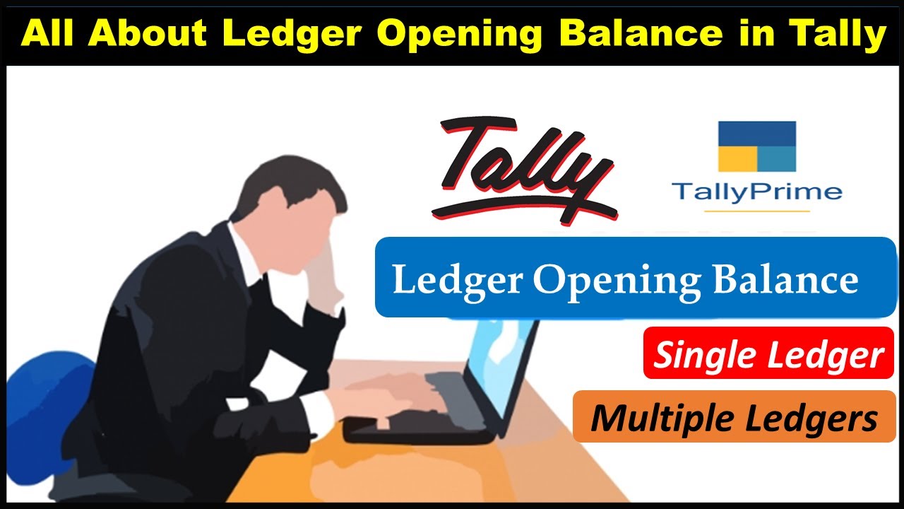 How to set opening balance in tally prime | Ledger opening balance in tally